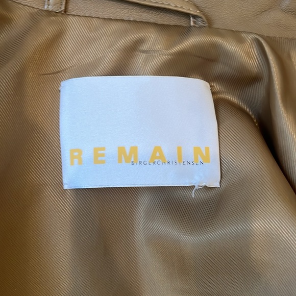 REMAIN BIRGER CHRISTENSEN Eilera Belted Leather Shacket size 2 - Picture 10 of 15